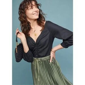 Maeve Black Blouse